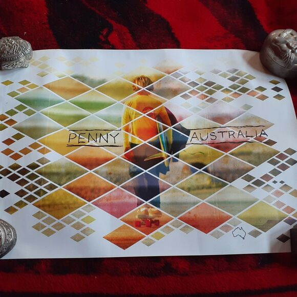 Penny Skateboards-5 different posters-16" by 23"-pushing plastic Australia- - Picture 6 of 7